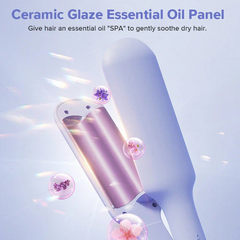 Professional Ceramic Triple Barrel Hair Curler for creating effortless, salon-quality waves