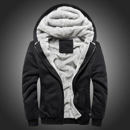 Premium padded velvet coat with thick insulating lining, available in various colours for stylish and sporty men in the UK