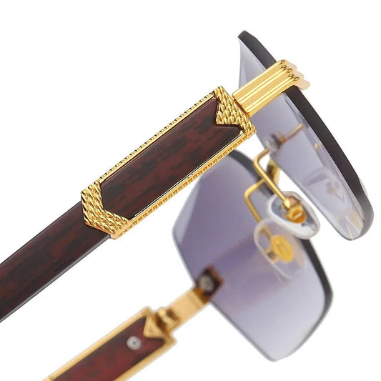 Rectangle fashion sunglasses with sleek, modern frames and mirror gradient lenses that provide UV400 protection.