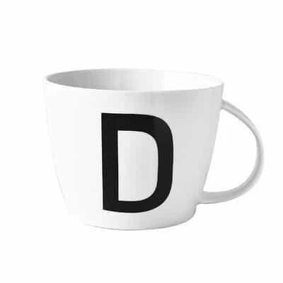 Premium personalised ceramic mug with initial design, offering a stylish and functional solution for daily beverages