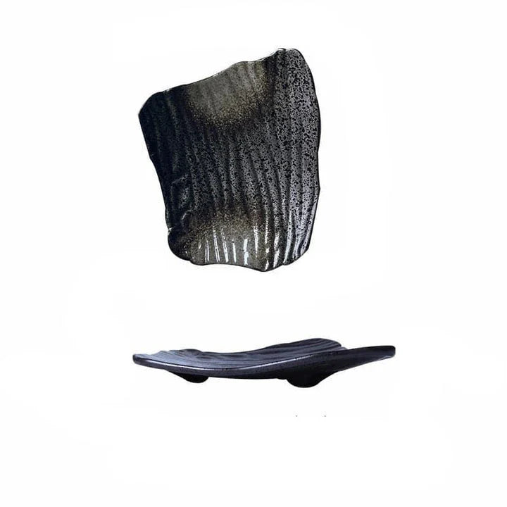 Elegant ceramic sushi plate featuring traditional Japanese design and craftsmanship