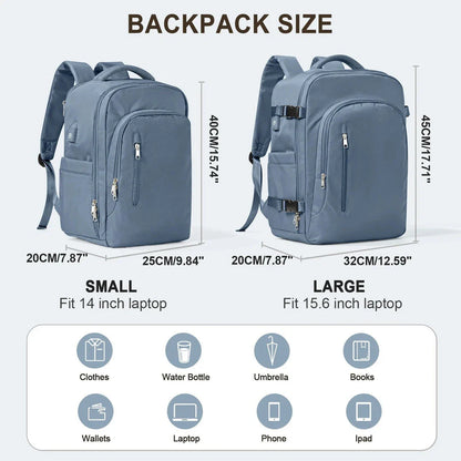 Multi-purpose laptop backpack with ample storage, protective lining, and comfortable carrying system for the modern British traveller