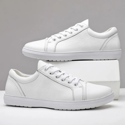 Trendha's stylish viscose trainers with a distinctive spot pattern, offering British-crafted comfort and versatile casual style.