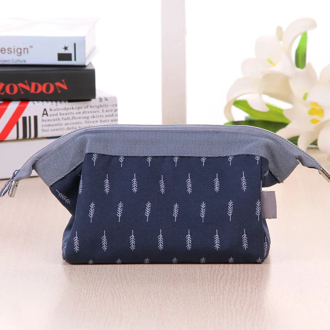 Premium Makeup and Cosmetics Organiser Bag in Flamingo Design with Spacious Interior and Customisable Storage Options