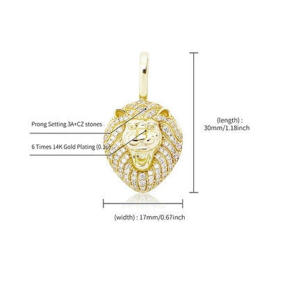 Elegant 925 silver pendant with sparkling zircon inlays and a fashionable clavicle chain