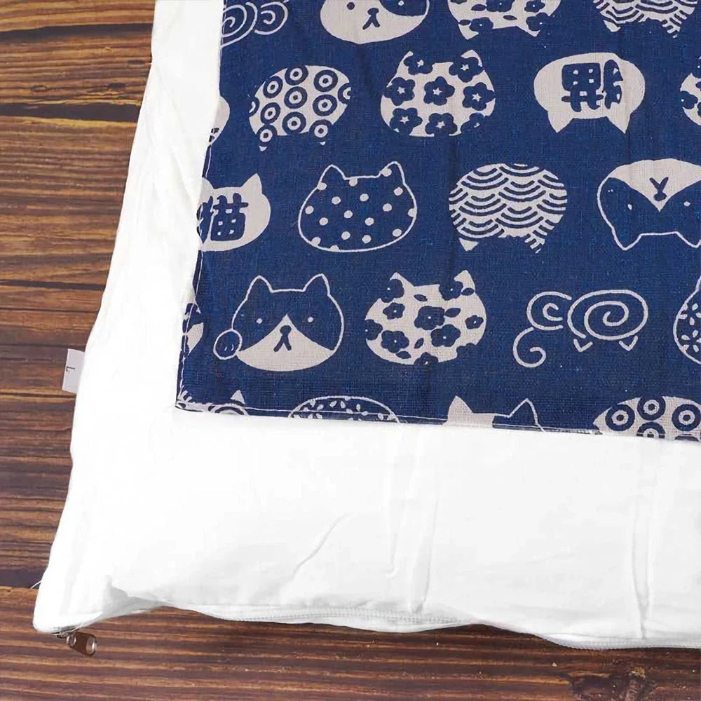 Printed Cat Cave Bed in various sizes and colours, providing cosy and secure retreat for cats