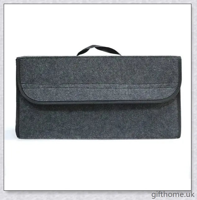 Premium felt car storage organiser with foldable, compact design for tidy car interiors