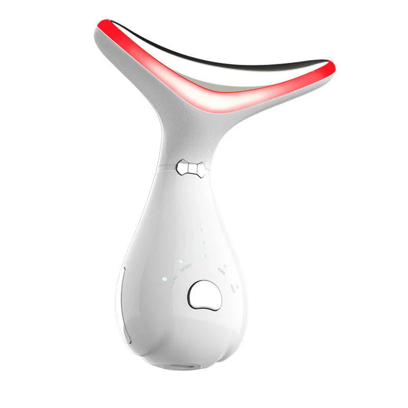 Trendha Premium Neck Beauty Device with Vibration Massage and Photon Therapy for Wrinkle Reduction and Skin Rejuvenation