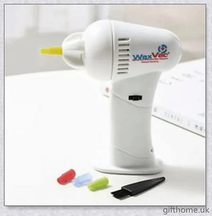 Premium ear wax remover vacuum with soft silicone tips for safe and effective ear cleaning