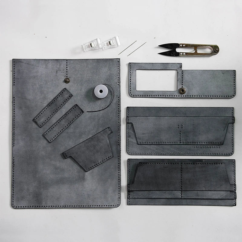 Premium handcrafted leather wallet with mist wax finish, featuring a vintage-inspired design and ample storage for cards and cash