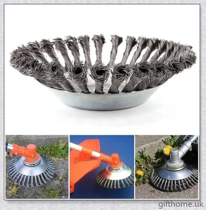 Garden Weed Brush Lawn Mower made of high-grade steel alloy for durable and efficient lawn and garden maintenance