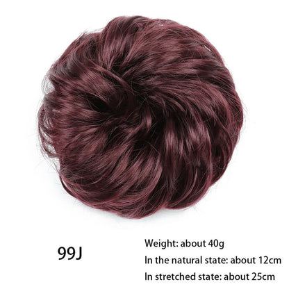 Messy Chignon Donut Hair Bun Pad - Effortless Elegance in a Stylish Hair Accessory