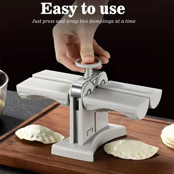 Automatic Dumpling Maker with Double Heads - Effortlessly create restaurant-quality dumplings, ravioli, and pierogi at home