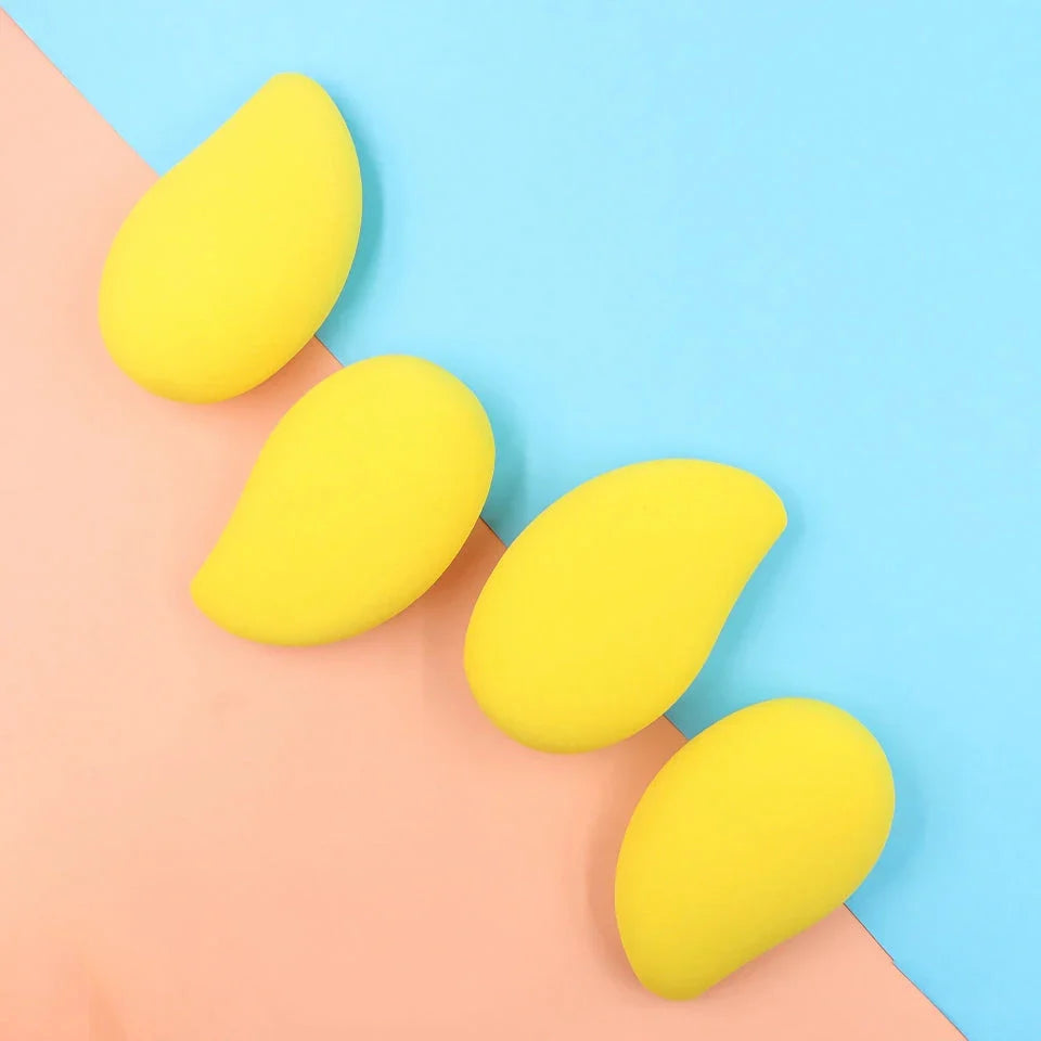 Premium Mango-Shaped Makeup Sponge for Seamless Blending and Flawless Makeup Application