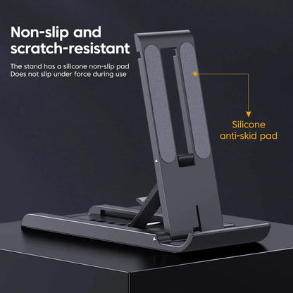 Trendha Premium Desk Phone Holder Stand in different colours, providing a convenient and organised solution for your workspace