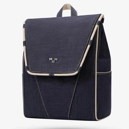 Premium eco-friendly denim waterproof backpack with multiple pockets and a comfortable handle for active lifestyles