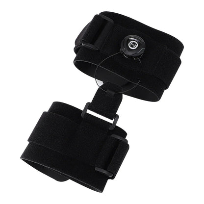 Adjustable foot drop support brace with swivel button and advanced split design for comfortable and secure mobility