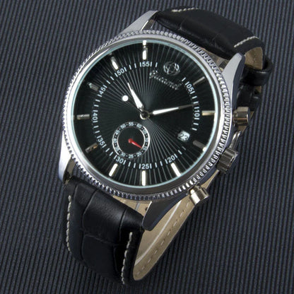 Premium British-made steel-belt business watch with a classic, elegant design