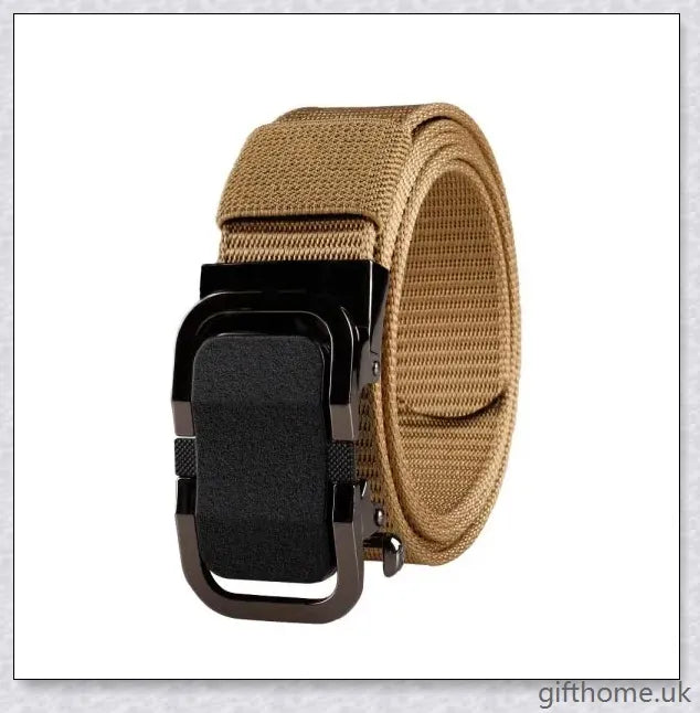 Premium Automatic Buckle in various colours, featuring a smooth, one-handed adjustable design for effortless style