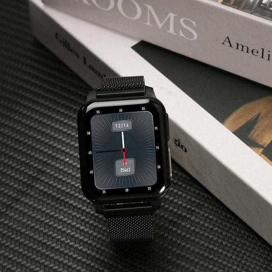Premium ECG health and fitness smartwatch with advanced monitoring features for heart rate, blood pressure, and more