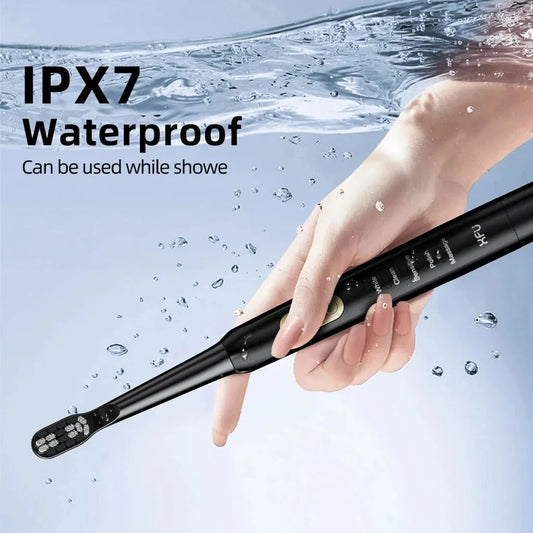 Premium Couple Electric Toothbrush with 5 Cleaning Modes and Acoustic Wave Technology
