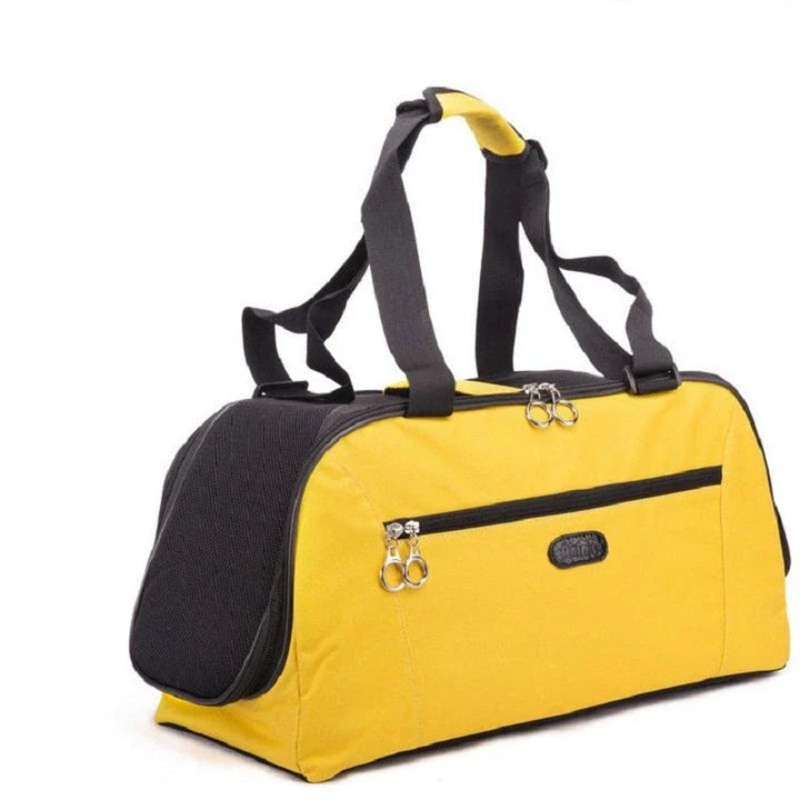 Premium waterproof nylon pet carrier for safe and comfortable pet transportation in the UK