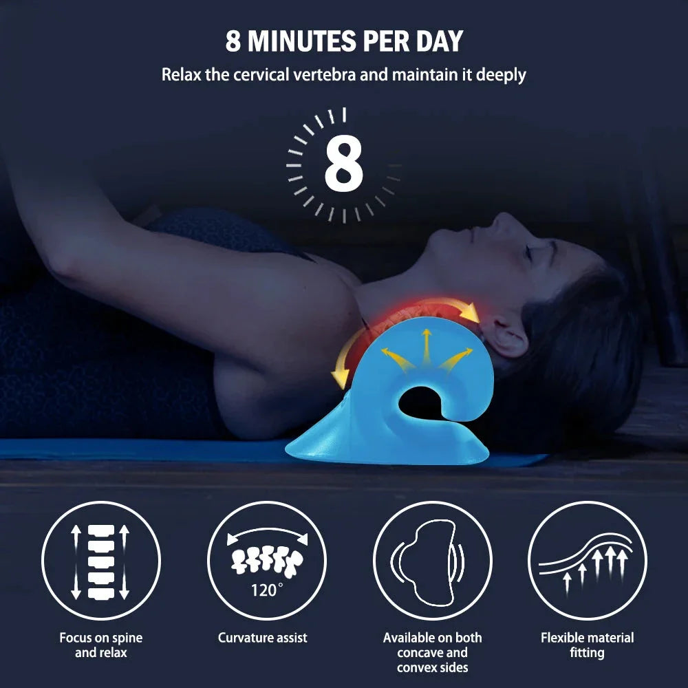 Premium Cervical Comfort Stretcher to alleviate neck pain and improve posture