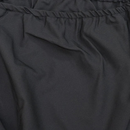 Elegant two-piece mid-length skirt suit with oblique shoulder design, made with premium polyester fabric and boutique four-sided elastic band