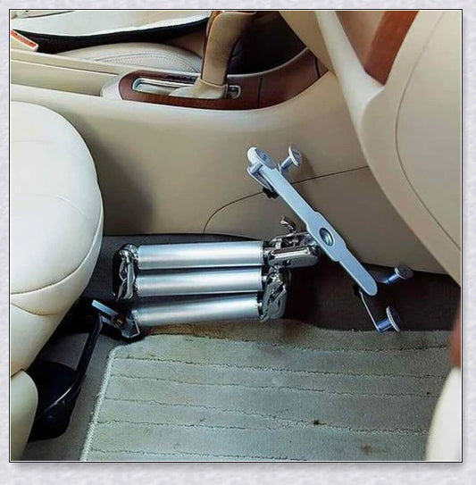 Premium Adjustable Car Tablet Holder with Durable Aluminium Construction and Customisable Viewing Angle