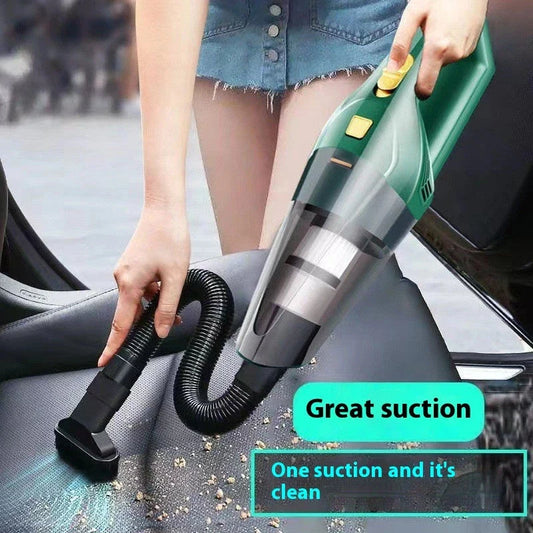 Premium cordless car vacuum cleaner with powerful suction and rechargeable battery for effortless cleaning of vehicle interiors