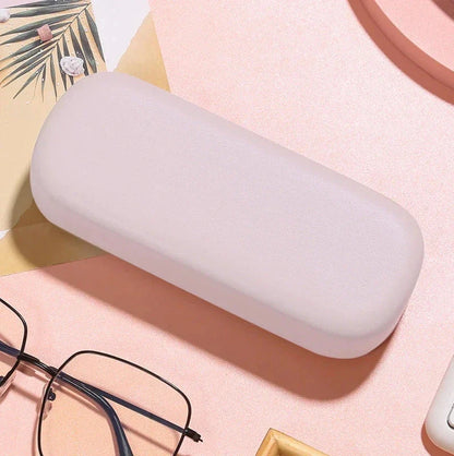 Candy-coloured PU sunglasses case with a soft, plush interior to protect your eyewear in style
