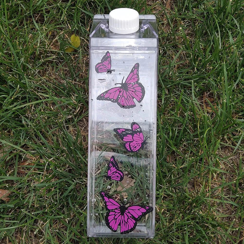 Premium transparent water bottle made with eco-friendly materials, featuring a crystal-clear design and durable construction for everyday hydration
