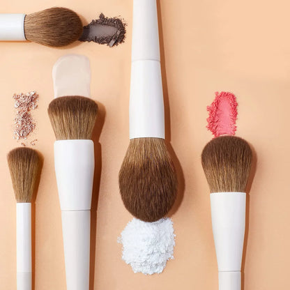 Trendha 14-Piece Soft Hair Makeup Brush Set - Premium beauty tools for flawless makeup application