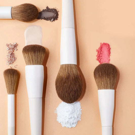 Trendha 14-Piece Soft Hair Makeup Brush Set - Premium beauty tools for flawless makeup application