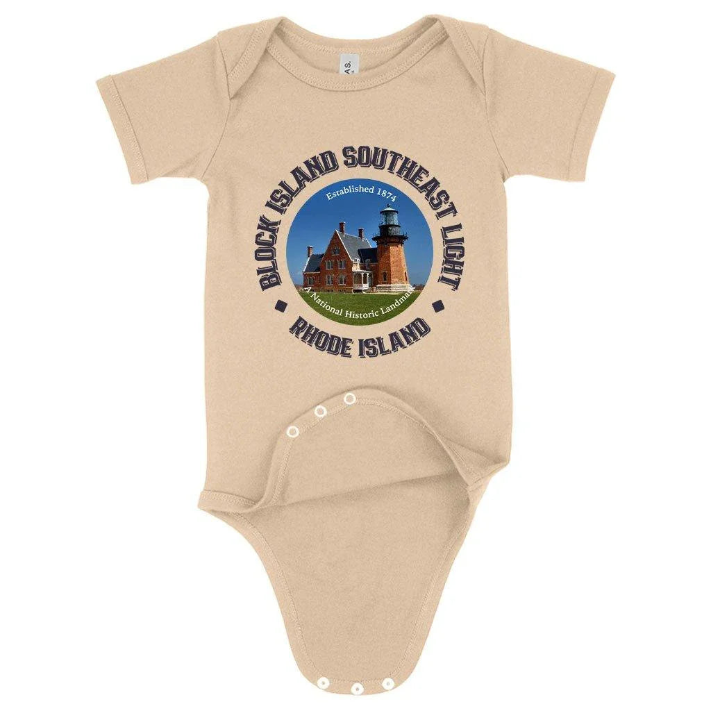 Soft and cosy Rhode Island baby onesie with Airlume cotton, flexible fit, and eco-friendly design