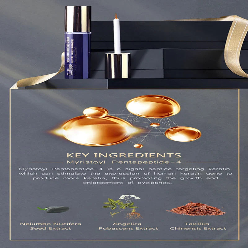 Premium eyelash nourishing solution for thicker and lush lashes