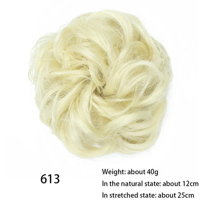 Messy Chignon Donut Hair Bun Pad in Fawn Brown, a versatile hair accessory that provides effortless elegance