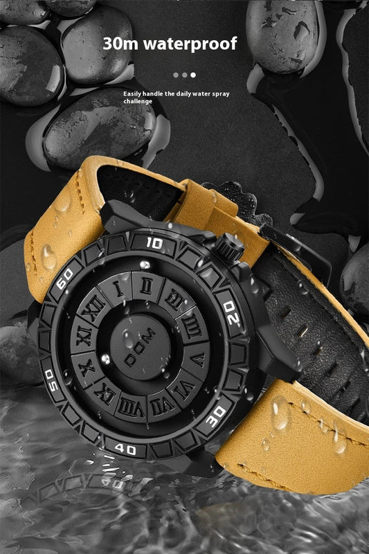 A sophisticated magnetic suspension waterproof watch with a sleek and personalised design