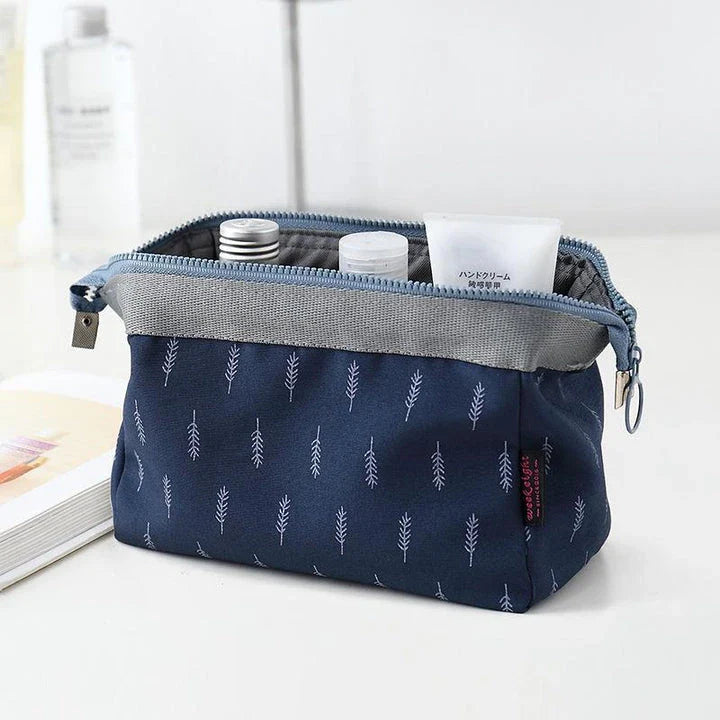 Premium Makeup and Cosmetics Organiser Bag in Flamingo Design with Spacious Interior and Customisable Storage Options