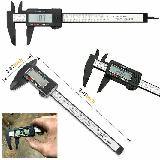 Precision Digital Vernier Caliper with Clear LCD Display - Accurate Measurements for Professional and DIY Projects
