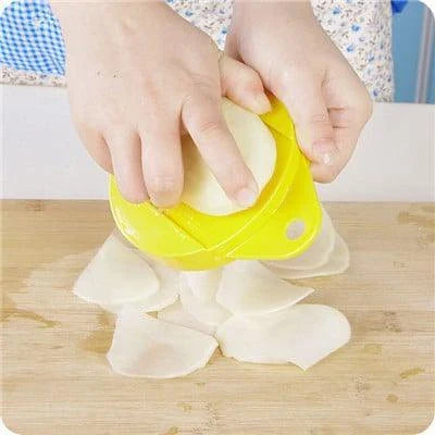 Premium high-quality eco-friendly microwave potato crisps maker with adjustable thickness settings for homemade crispy snacks