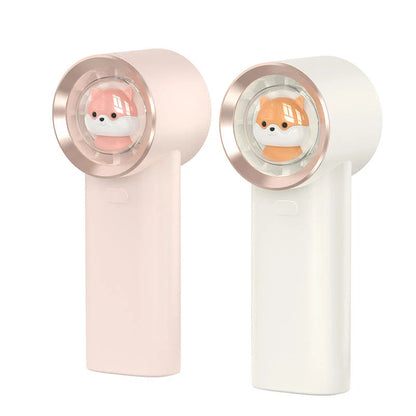 Charming Squirrel Mini Pocket Fan with Handheld and Stand Functions, 3 Wind Speeds, and Long-Lasting Battery Life