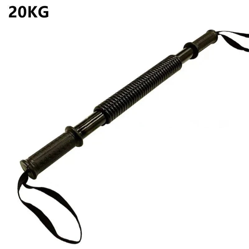 Adjustable spring-loaded arm trainer for targeted chest and arm strengthening exercises