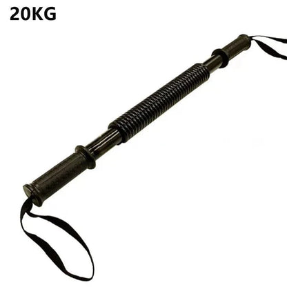 Adjustable spring-loaded arm trainer for targeted chest and arm strengthening exercises