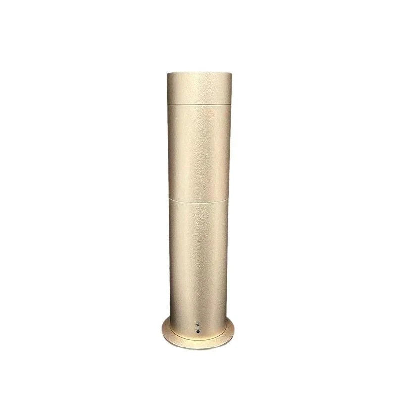 Elegant 120ml electric aroma diffuser with sleek metal design, perfect for creating a relaxing and inviting atmosphere in any setting