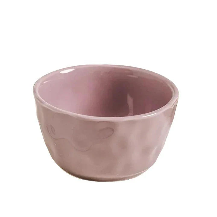 Cream Style 4.7-inch Ceramic Bowl, featuring a minimalist design and suitable for serving rice, soups, and small salads