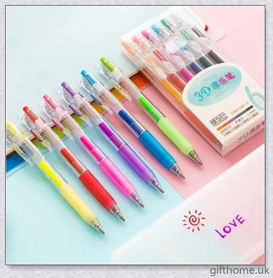 Vibrant 3D Jelly Pen with assorted colours, perfect for creative projects and artistic expression