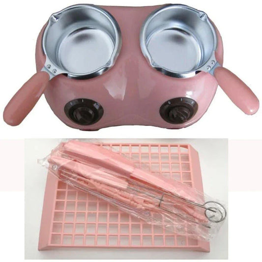 Premium eco-friendly electric melting pot with digital controls, durable metal construction, and non-stick interior for easy cleaning.