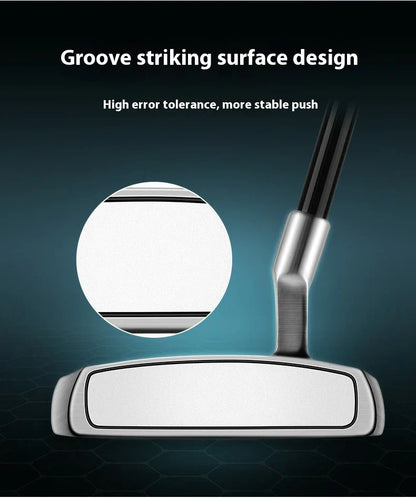 Premium golf putter with low centre of gravity for stable, consistent putting on the green
