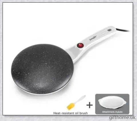 Premium Spherical Crepe Maker with Non-Stick Coating for Effortless Crepe-Making